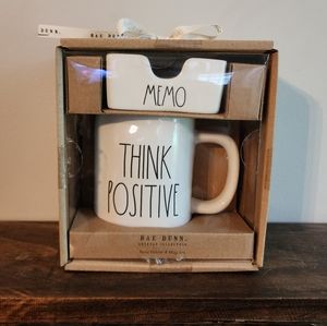 Rae Dunn Mug and memo set